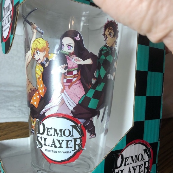 Demon Slayer anime 16 oz drinking glass with graphics - Picture 2 of 5
